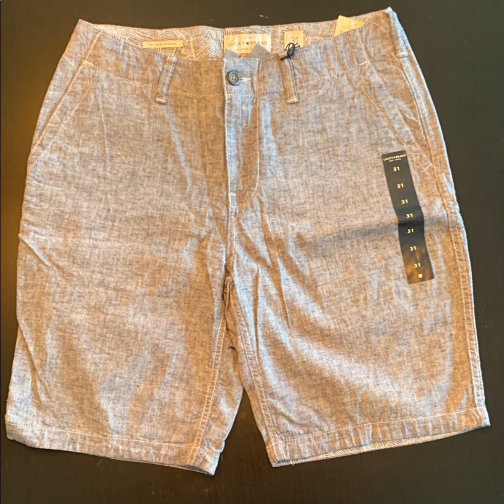 Men's Blue Casual Shorts